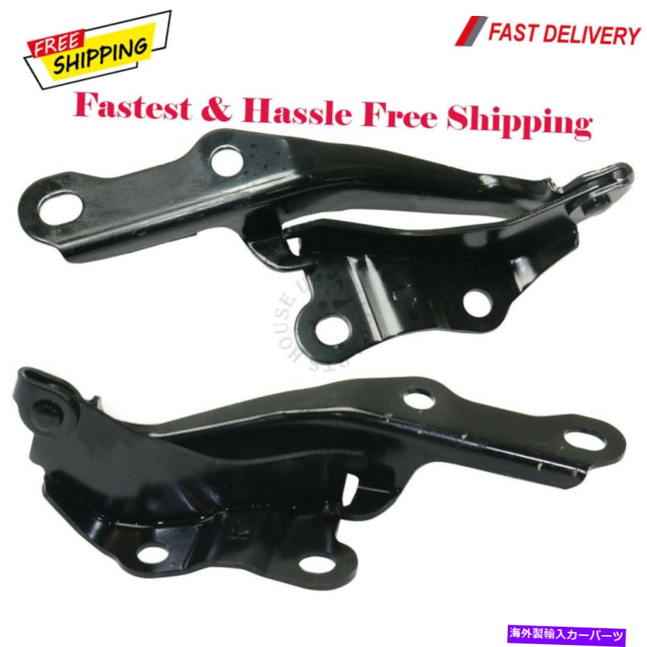 HOOD HINGES トヨタRAV4 2001-2005フードヒンジ右と左ペアセットの新しいフィット NEW FITS FOR TOYOTA RAV4 2001 - 2005 HOOD HINGE RIGHT & LEFT PAIR SET【並行輸入品】