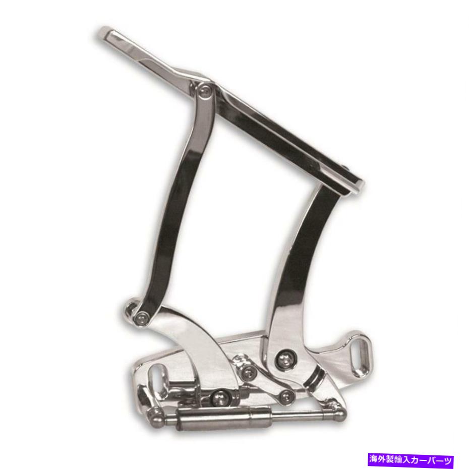 HOOD HINGES Eddie Motorsports MS149-42pアルミニウムフードヒンジ、1963-64インパラ Eddie Motorsports MS149-42P Aluminum Hood Hinges, 1963-64 Impala【並行輸入品】