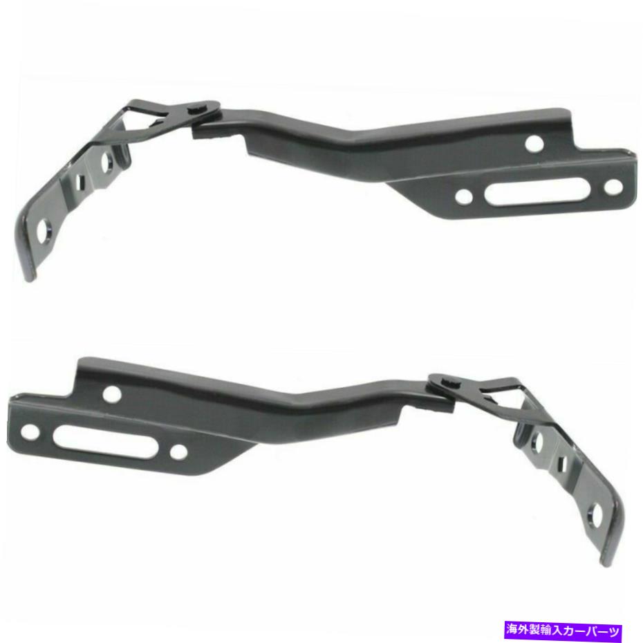HOOD HINGES 2つのドライバーと助手席側の新しいフードヒンジセットLH RH HO1236130、HO1236129ペア New Hood Hinges Set of 2 Driver & Passenger Side LH RH HO1236130, HO1236129 Pair【並行輸入品】