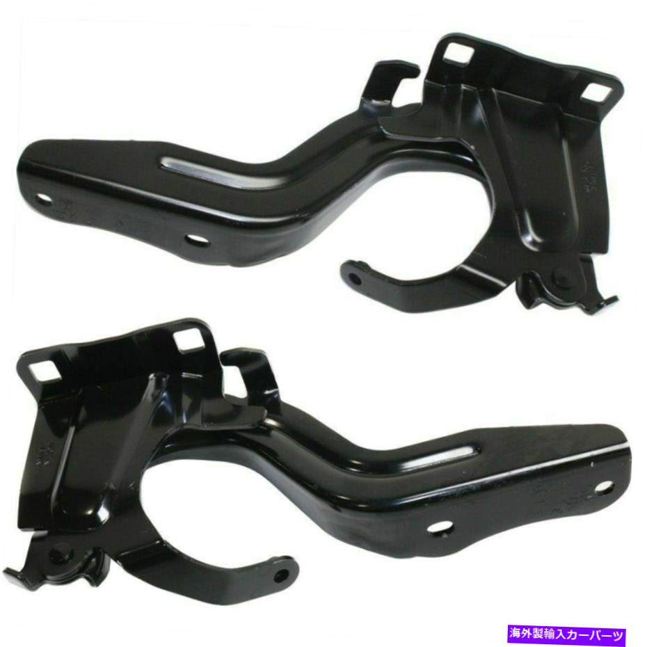 HOOD HINGES 2つのフードヒンジドライバーと乗客側LH RH NI1236148、NI1236149ペアの新しいセット New Set of 2 Hood Hinges Driver & Passenger Side LH RH NI1236148, NI1236149 Pair【並行輸入品】