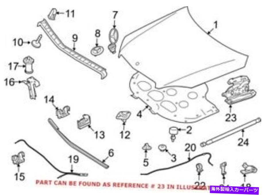 HOOD HINGES メルセデス2048800728の本物のOEMフードヒンジ Genuine OEM Hood Hinge for Mercedes 2048800728【並行輸入品】 50,754円
