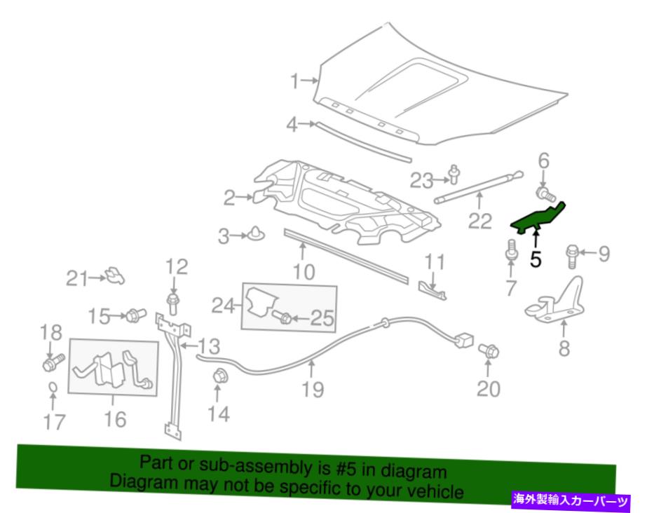 HOOD HINGES 本物のGMドライバーサイドフードヒンジ22814932 Genuine GM Driver Side Hood Hinge 22814932【並行輸入品】