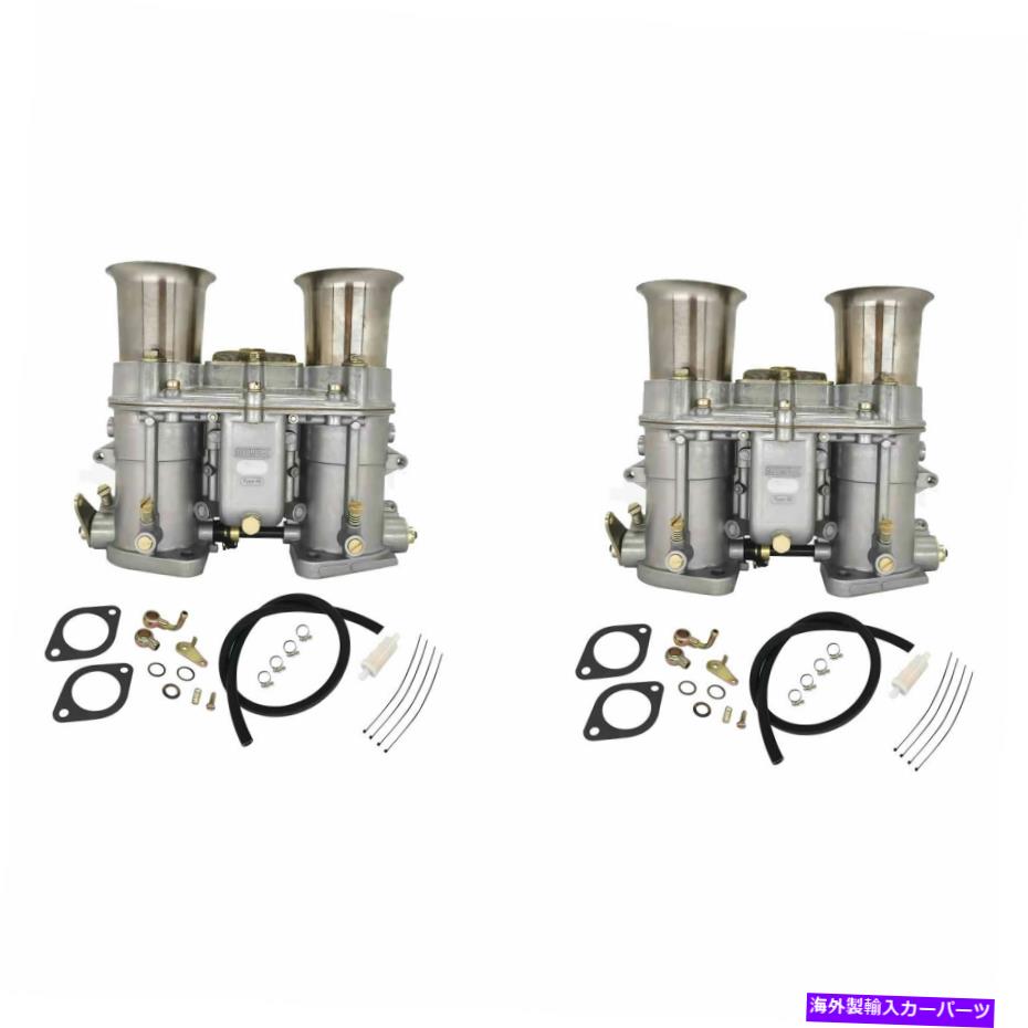 Carburetor Weber 48 IDF ROD 19030.018 19030.015用の2つのガスケット付き2 PCS新しいキャブレター 2 pcs New Carburetor With Two Gaskets For Weber 48 IDF ROD 19030.018 19030.015【並行輸入品】