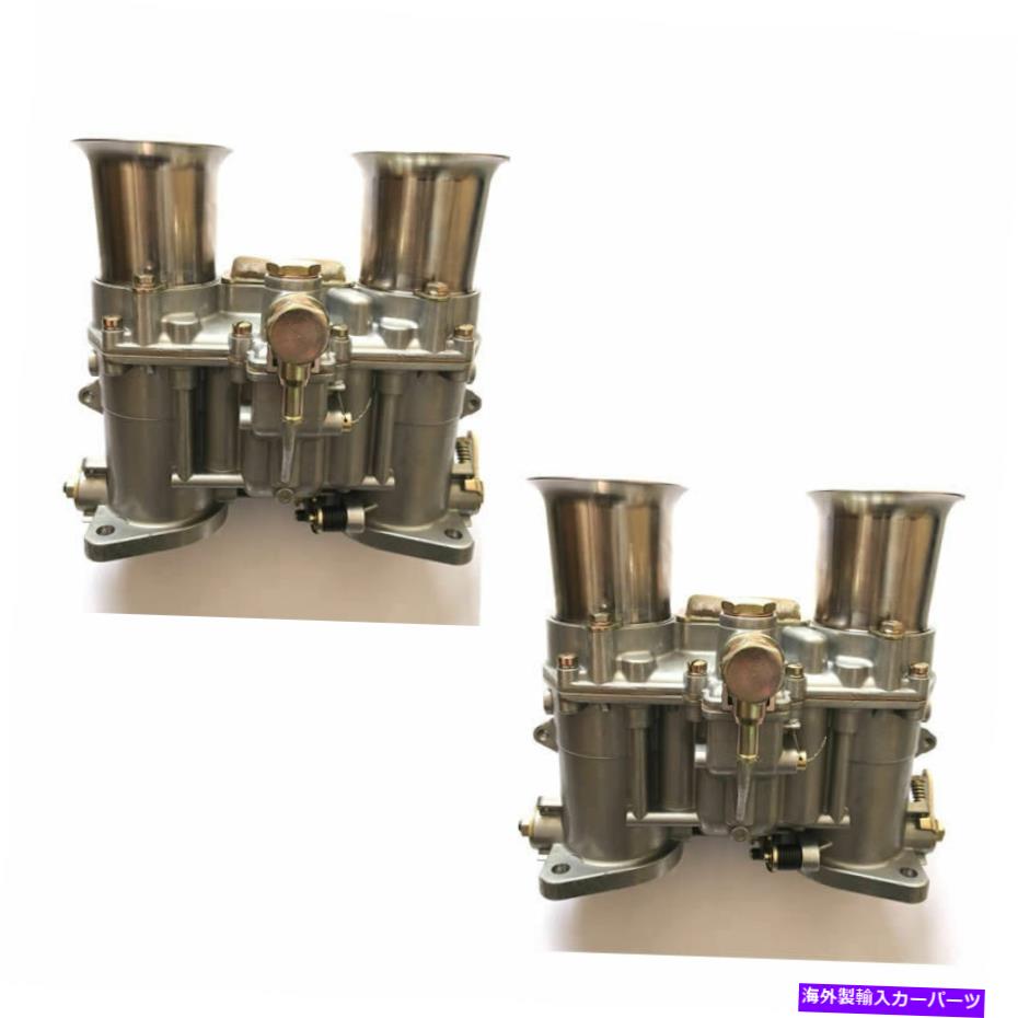 Carburetor ウェーバー用の2倍のキャブレターw/2つのガスケット48 Ida Rod 19030.018 19030.015 2X Carburetor W/Two Gaskets For Weber 48 IDA ROD 19030.018 19030.015【並行輸入品】