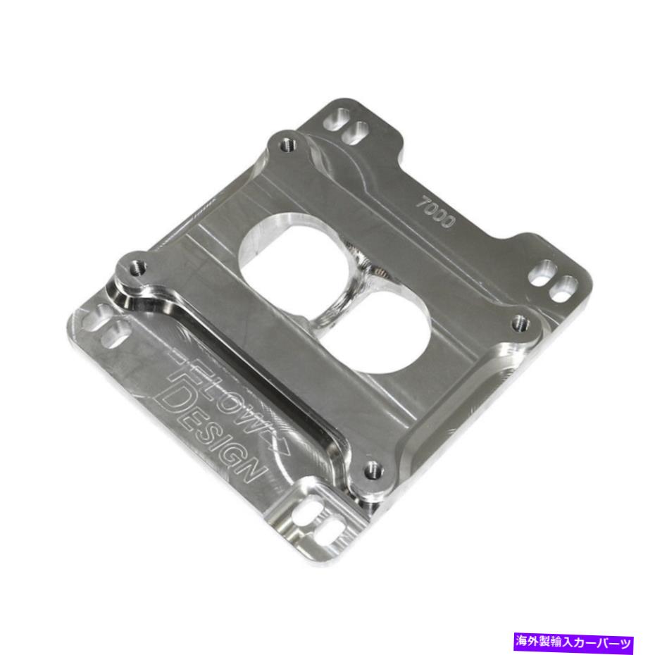 Carburetor ビレットアルミニウム2バレルキャブレタースペーサー、デュアルプレーンIMCA 500CFM炭水化物HPゲイン Billet Aluminum 2-Barrel Carburetor Spacer, Dual Plane IMCA 500cfm Carbs HP Gain【並行輸入品】