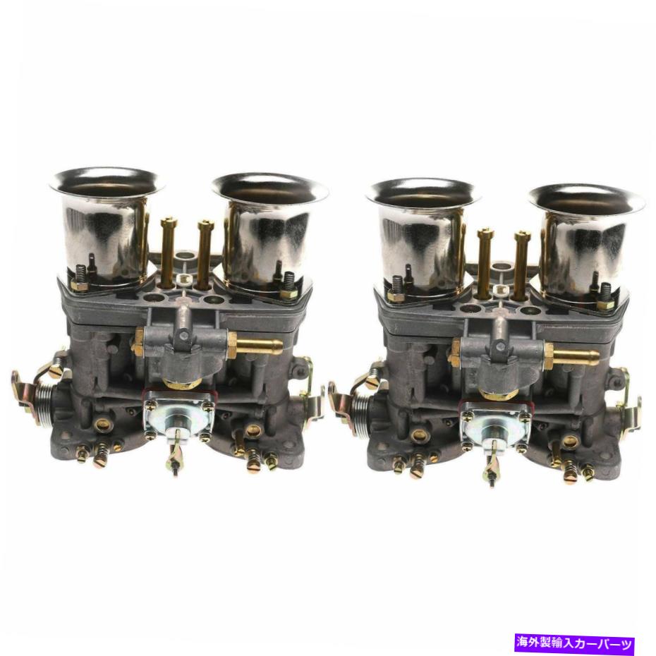 Carburetor 新しいキャブレターフィットVWビートル44 IDFウェーバー2バレルジャガーポルシェ炭水化物2 PCS New Carburetor Fits VW Beetle 44 IDF Weber 2 BARREL Jaguar Porsche Carb 2 Pcs【並行輸入品】
