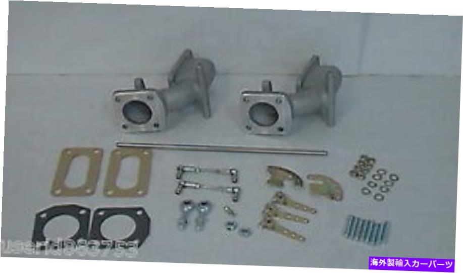 Carburetor Triumph TR6マニホールドセットとリンケージ?32/36ウェーバーキャブレター TRIUMPH TR6 MANIFOLD SET & LINKAGE ~32/36 WEBER CARBURETORS【並行輸入品】