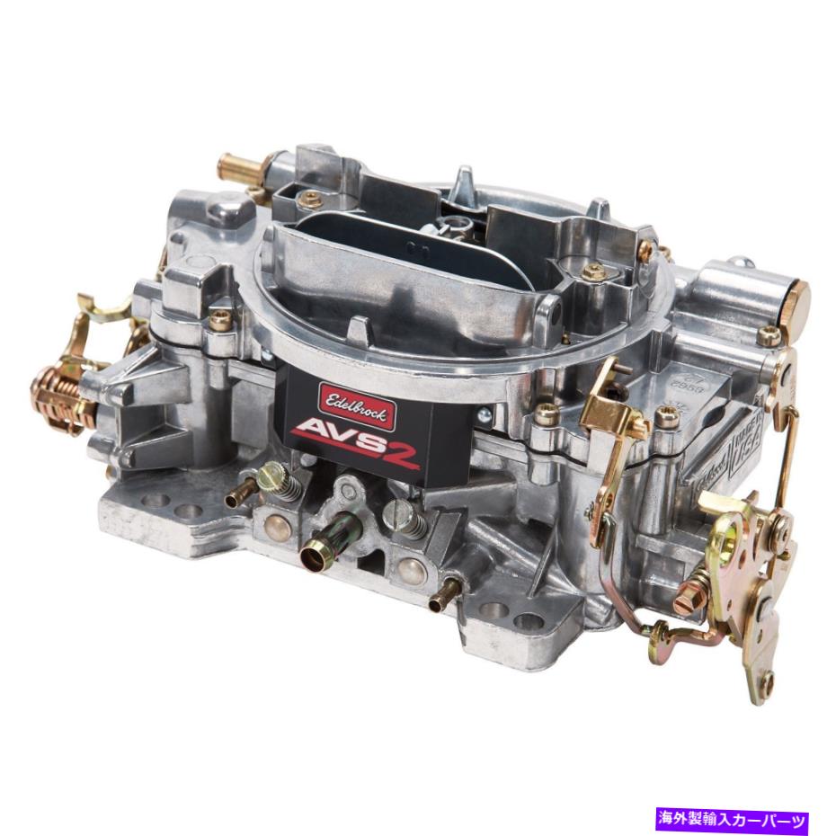 Carburetor Edelbrock 1905 AVS2マニュアルチョーク650 CFMスクエアボア Edelbrock 1905 AVS2 Manual Choke 650 CFM Square Bore【並行輸入品】
