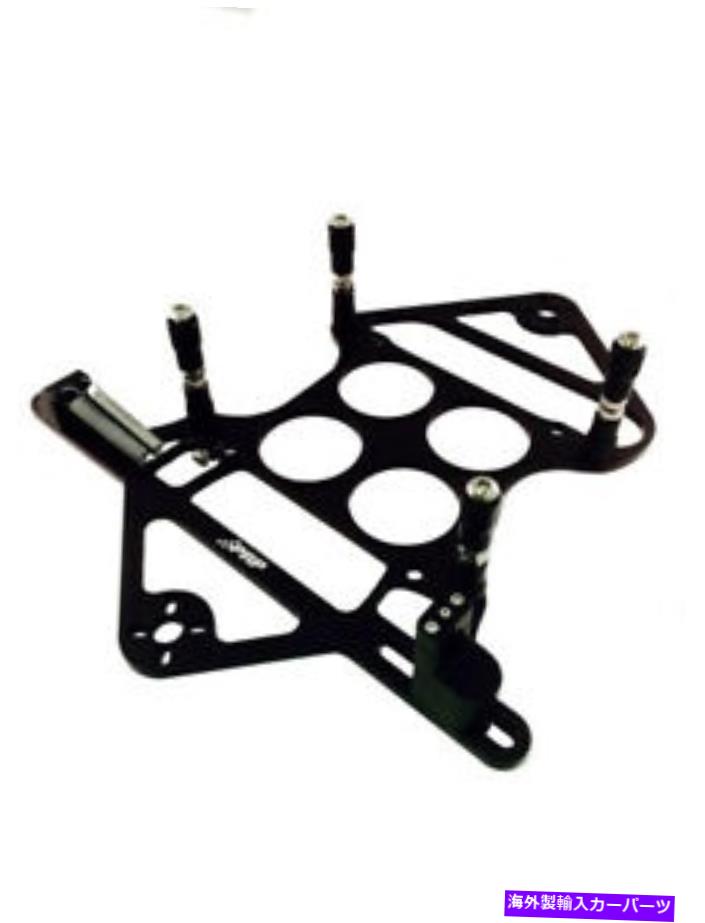 Carburetor PRP 2291スクープ取り付けブラケットw窒素ホーリー4500炭水化物ブラック PRP 2291 Scoop Mounting Bracket w Nitrous Holley 4500 Carb Black Made in the USA【並行輸入品】