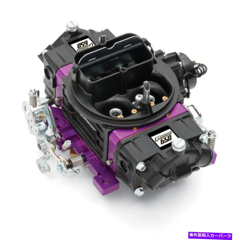 Carburetor Proformキャブレター67312;ブラックストリート650 CFM 4BBLメカニカルブラック、紫 Proform Carburetor 67312; Black Street 650 cfm 4bbl Mechanical Black, Purple【並行輸入品】