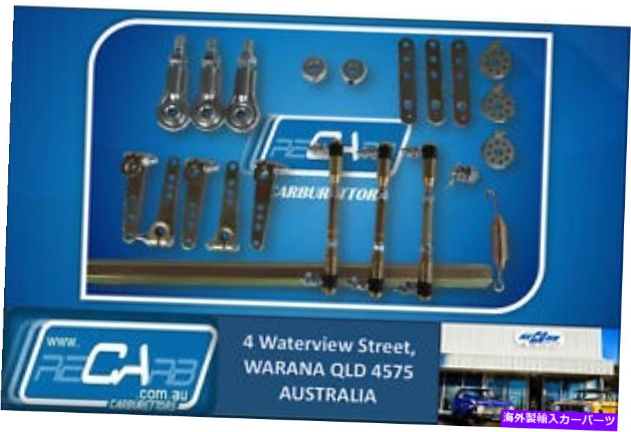 Carburetor トリプルキャブレターオーバーヘッドリンケージキット-Redline-スーツウェーバーDCOE Triple Carburetor Overhead Linkage Kit - Redline - Suits Weber DCOE【並行輸入品】｜Us Custom Parts Shop USDM