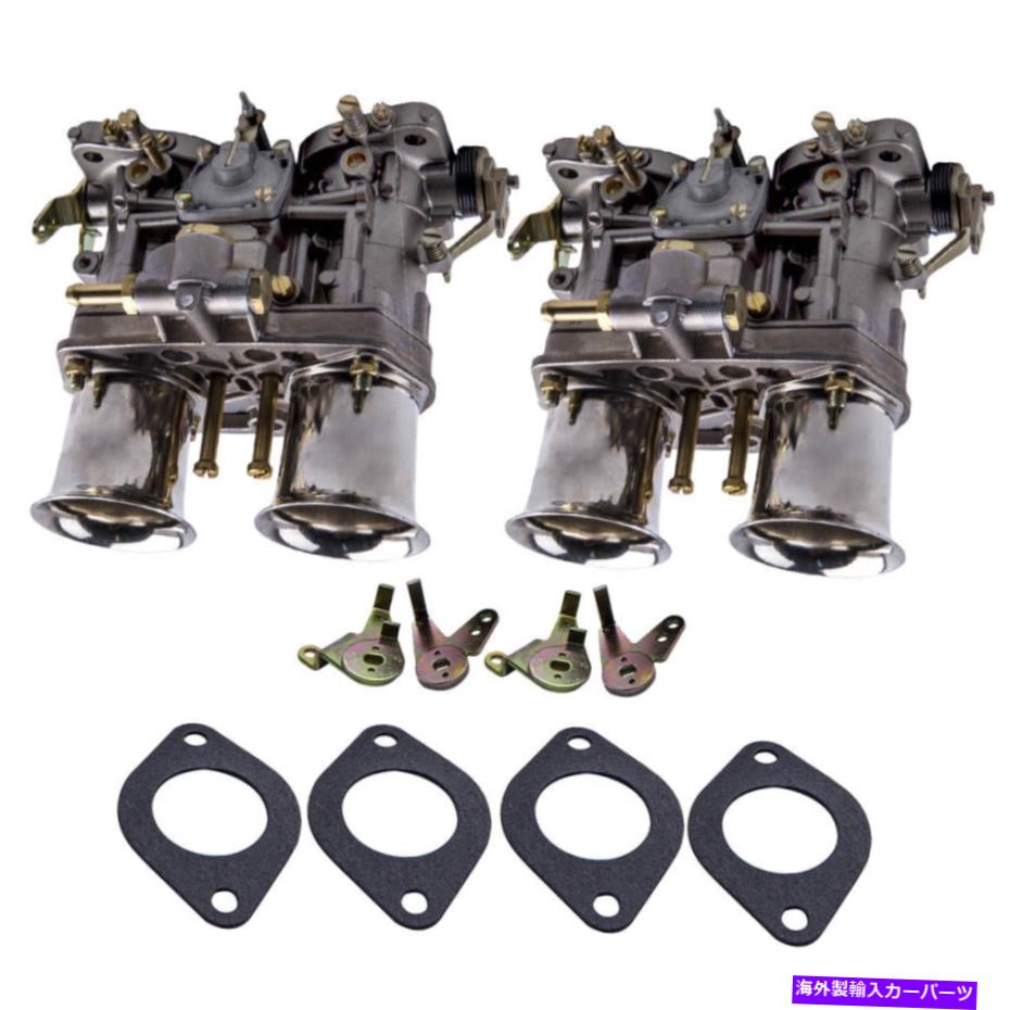 Carburetor 2xキャブレターエンジン2バレル40 IDFフォルクスワーゲンビートル亜鉛合金のバグ用 2x Carburetor Engine 2 Barrel 40 Idf For Bug For Volkswagen Beetle Zinc Alloy【並行輸入品】