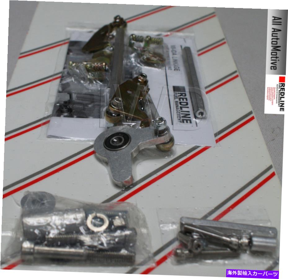 Carburetor Small Block Chevy 48idaリンケージキット - 4つの48ida Webersを操作するように設計 Small Block Chevy 48IDA Linkage Kit - Designed to Operate Four 48IDA Webers【並行輸入品】