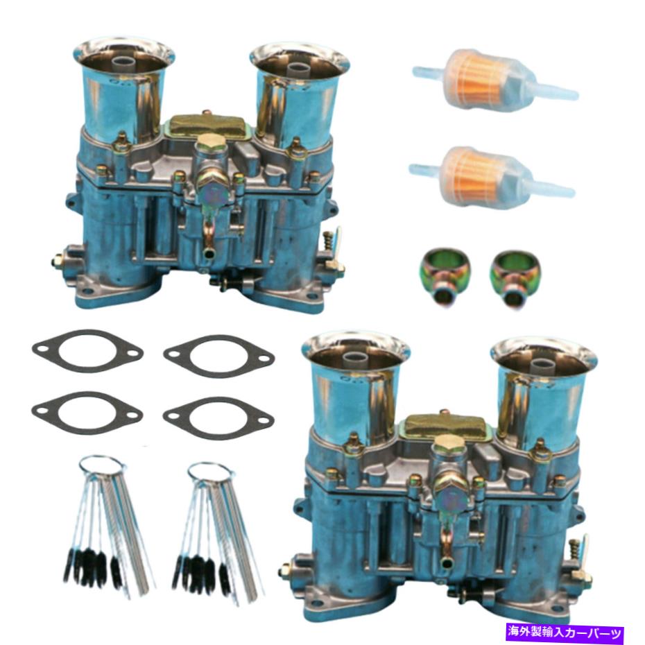 Carburetor 2 xウェーバー用の2つのガスケットを備えた新しいキャブレター48 Ida 48ida Vertical 19030.018 2 X New Carburetor With Two Gaskets For Weber 48 IDA 48IDA Vertical 19030.018【並行輸入品】