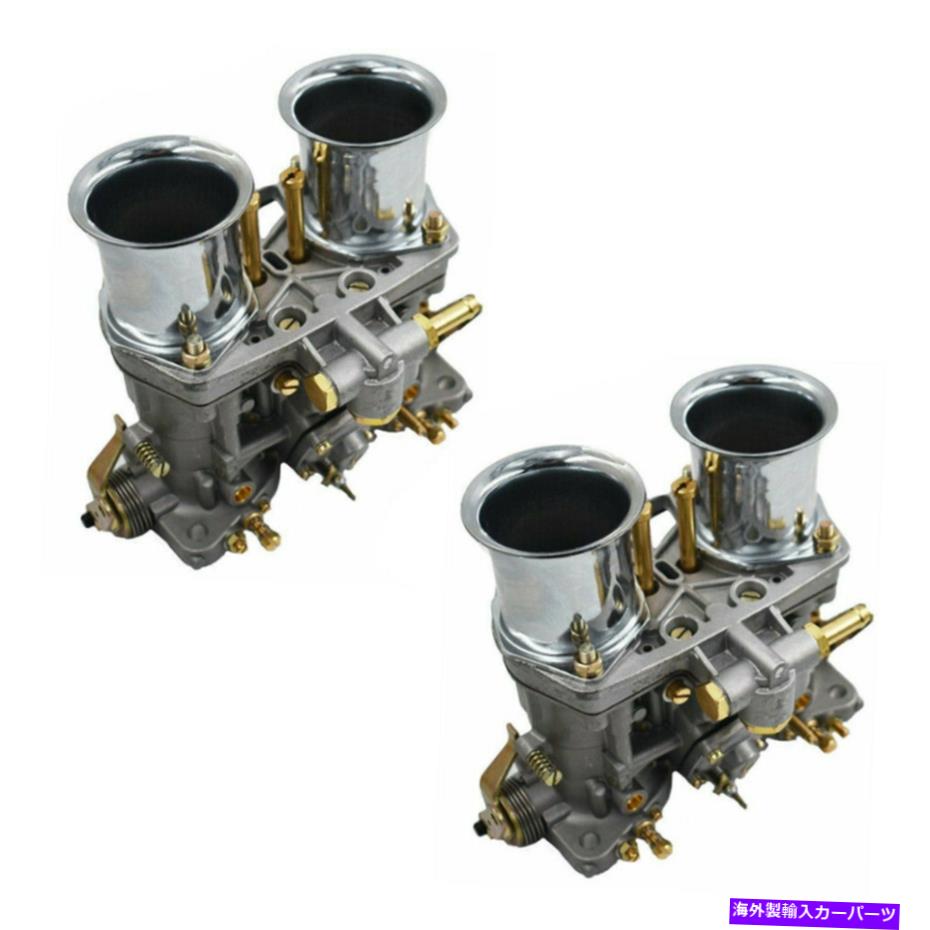 Carburetor 2x新しいバレル自動チョークキャブレターエンジンフォルクスワーゲンビートルフィアット40IDF 2X New Barrel Automatic Choke Carburetor Engine For Volkswagen Beetle Fiat 40IDF【並行輸入品】