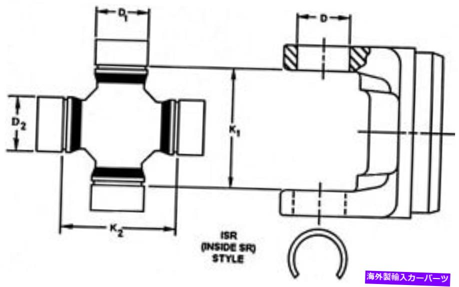 Driveshaft Universal Joint-FSGR Dana Spicer 5-1515X Universal Joint-FSGR DANA Spicer 5-1515X【並行輸入品】
