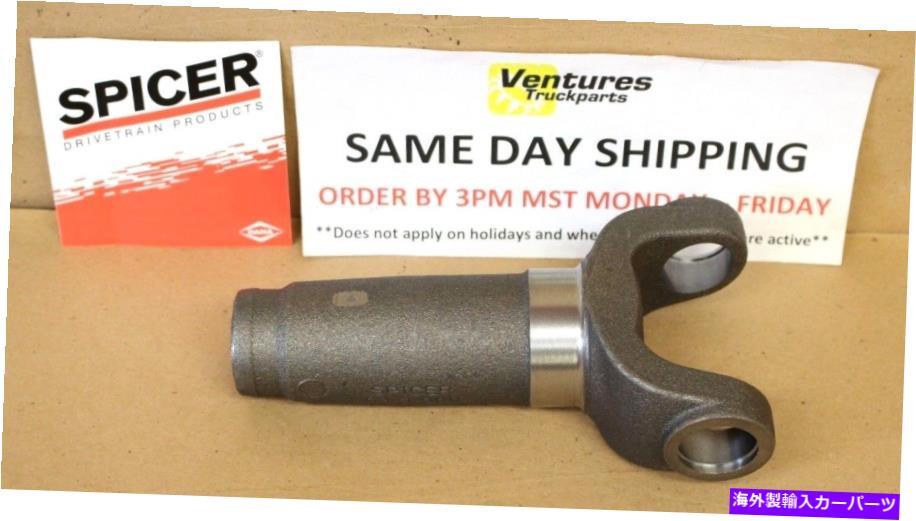 Driveshaft 1410スリップヨークフォードC3-3-808リア2ピースドライブシャフトスパイサー外側のスナップリング 1410 Slip Yoke Ford C3-3-808 Rear 2 Piece Driveshaft Spicer Outside Snap Ring【並行輸入品】