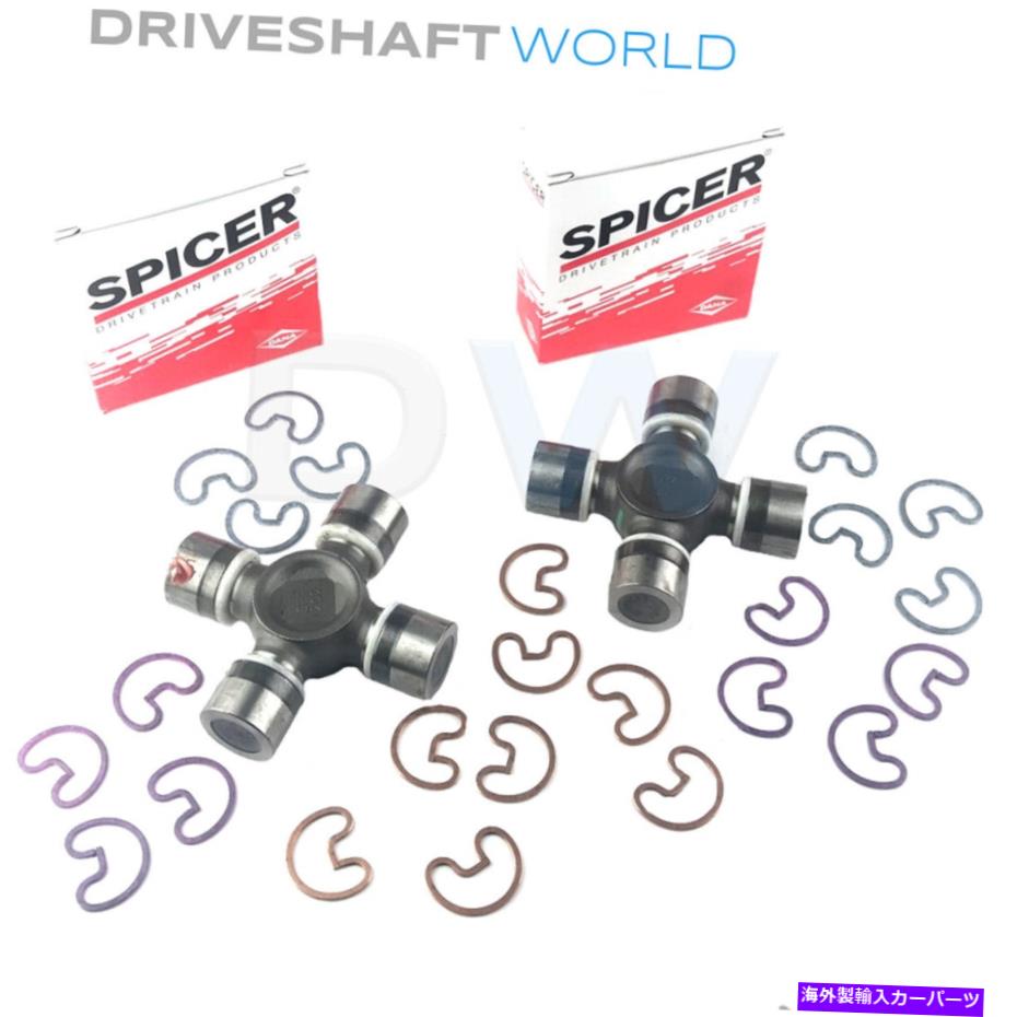 Driveshaft 2つの真新しいスパイサー5-1410Xドライブシャフトユニバーサルジョイント1410シリーズのキット Kit Of Two Brand New Spicer 5-1410X Driveshaft Universal Joints 1410 Series【並行輸入品】