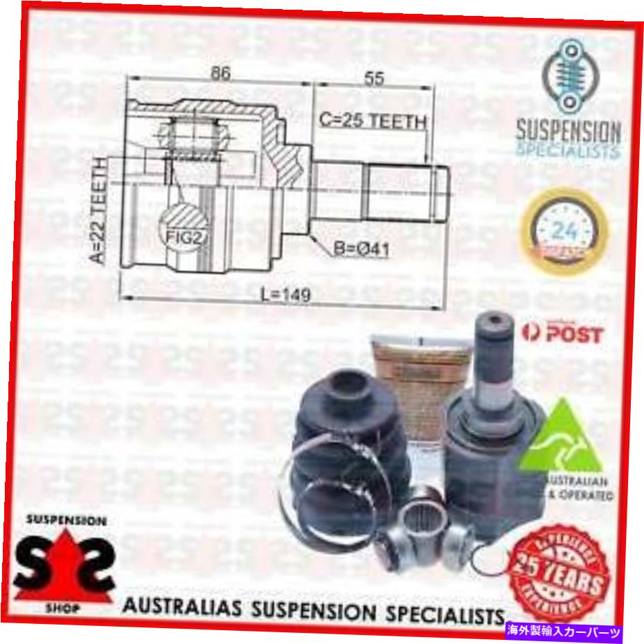 Driveshaft トランスミッションサイドジョイントキット、ドライブシャフトスーツヒュンダイi30（GD）GDハッチバック1.6 Transmission Side Joint Kit, Drive Shaft Suit HYUNDAI i30 (GD) GD Hatchback 1.6【並行輸入品】