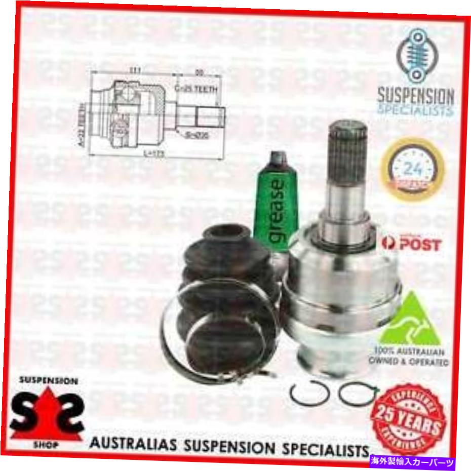 Driveshaft リアアクスルジョイントキット、ドライブシャフトスーツSSANGYONG ACTYON SPORTS II UTE 2.0 XDI 4WD Rear Axle Joint Kit, Drive Shaft Suit SSANGYONG ACTYON SPORTS II Ute 2.0 Xdi 4WD【並行輸入品】