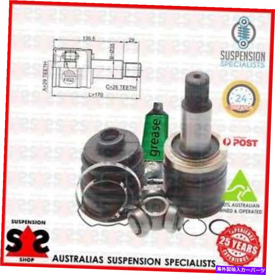 Driveshaft フロントアクスル右ジョイントキット、ドライブシャフトスーツスズキグランドヴィタラ私はオフロードを開きます Front Axle Right Joint Kit, Drive Shaft Suit SUZUKI GRAND VITARA I Open Off-Road【並行輸入品】