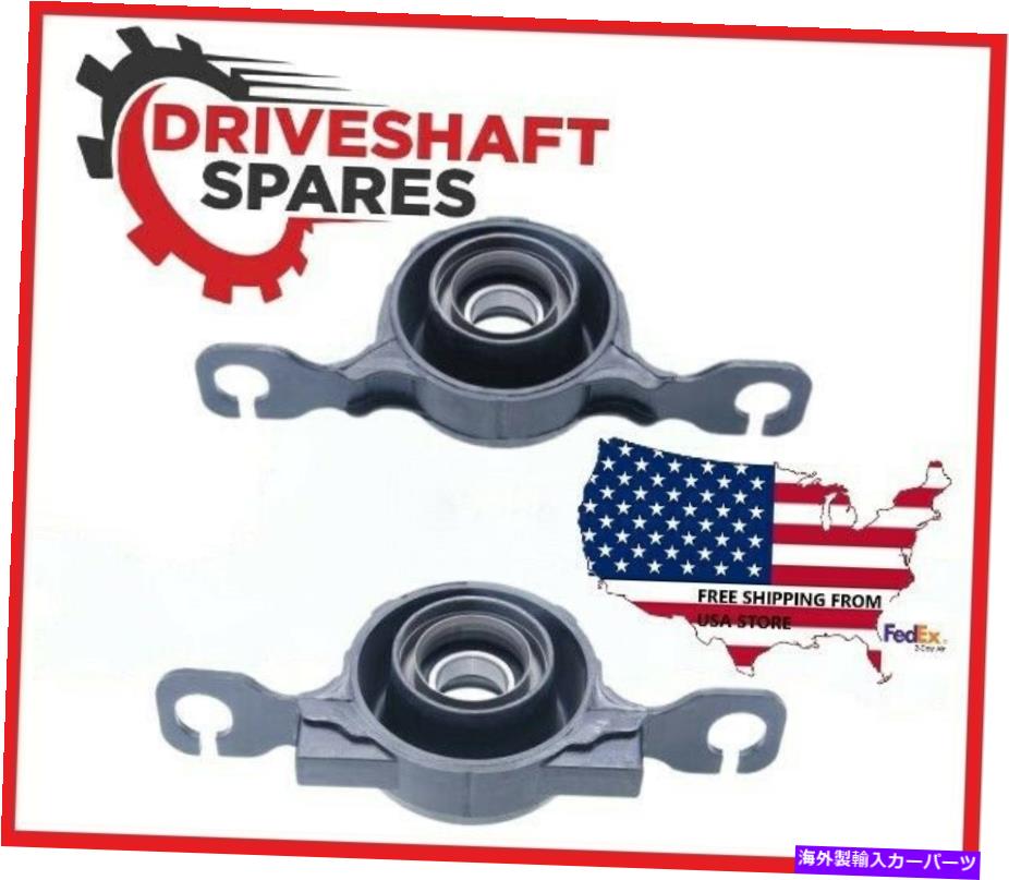 Driveshaft リアドライブシャフトのフロント＆リアセンターベアリングフィット2007-2012マツダCX-7 Front & Rear Center Bearings for the Rear Driveshaft fits 2007-2012 Mazda CX-7【並行輸入品】