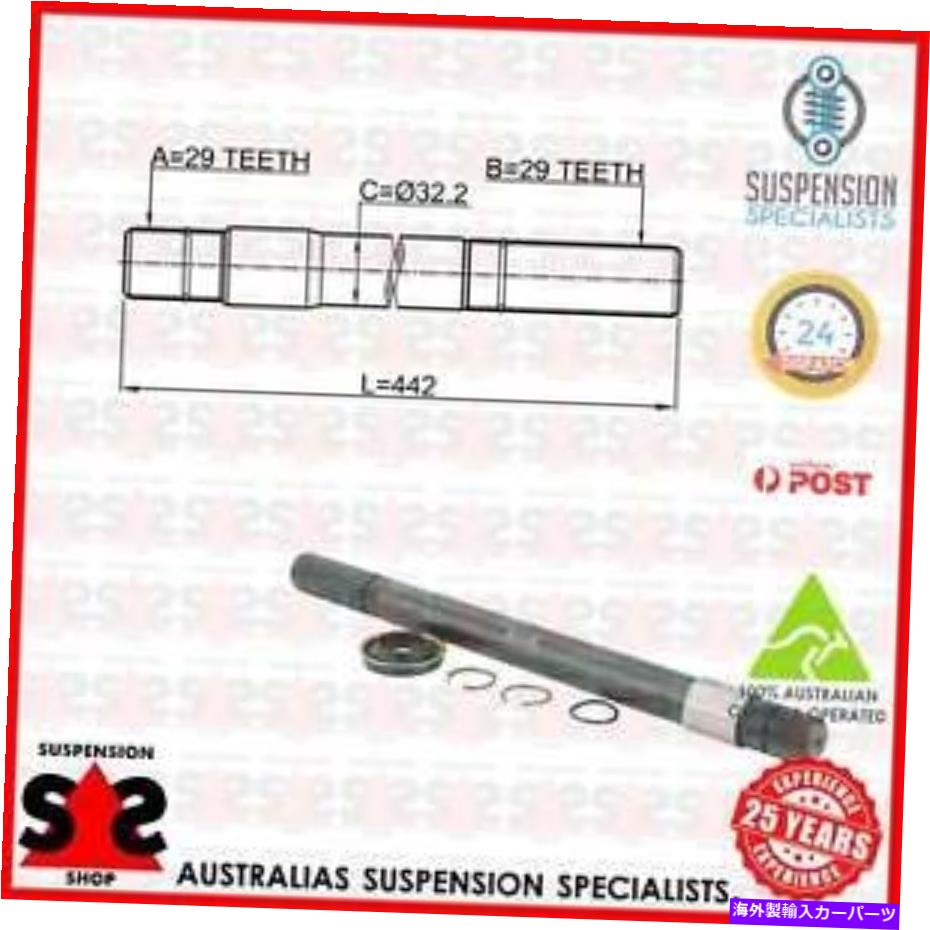 Driveshaft フロントアクスル右ドライブシャフトスーツジープチェロキー（KJ）KJ SUV 3.7 4x4 Front Axle Right Drive Shaft Suit JEEP CHEROKEE (KJ) KJ SUV 3.7 4x4【並行輸入品】