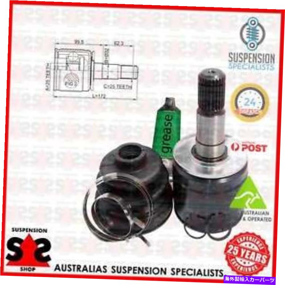Driveshaft フロントアクスル左ジョイントキット、ドライブシャフトスーツ三菱L 300 IIIバス（P0_W、P1_W Front Axle Left Joint Kit, Drive Shaft Suit MITSUBISHI L 300 III Bus (P0_W, P1_W【並行輸入品】