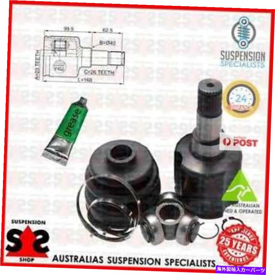 Driveshaft フロントアクスル左ジョイントキット、ドライブシャフトスーツボルボV60 I（155、157）157,155ワゴン Front Axle Left Joint Kit, Drive Shaft Suit VOLVO V60 I (155, 157) 157,155 Wagon【並行輸入品】