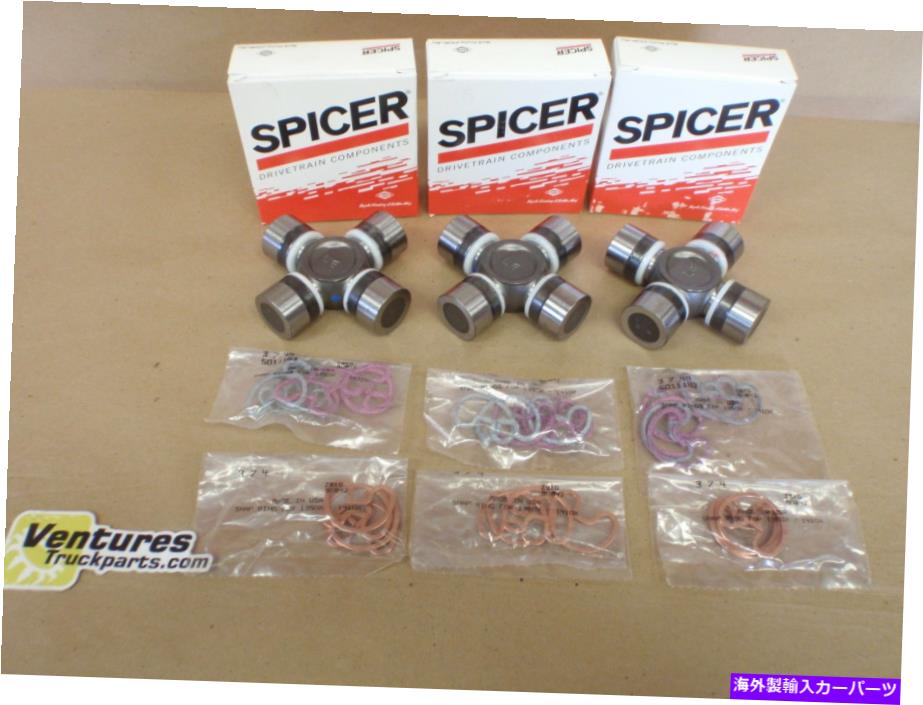 Driveshaft UジョイントキットフォードスーパーデューティF350フロント4x4ドライブシャフトスパイサーライフスプラメイドアメリカ U Joint Kit Ford Super Duty F350 Front 4X4 Driveshaft Spicer Life SPL Made USA【並行輸入品】