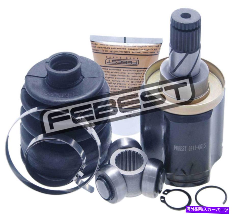 Driveshaft 0211-QG15本物のFebest Inner Joint 21x40x24 39205-BM525、39101-BM560 0211-QG15 Genuine Febest Inner Joint 21X40X24 39205-BM525, 39101-BM560【並行輸入品】