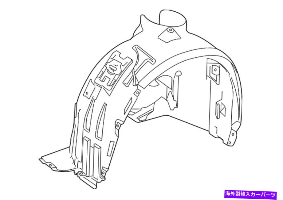 Fender Liner 本物のメルセデスベンツフェンダーライナー156-690-01-30 Genuine Mercedes-Benz Fender Liner 156-690-01-30【並行輸入品】