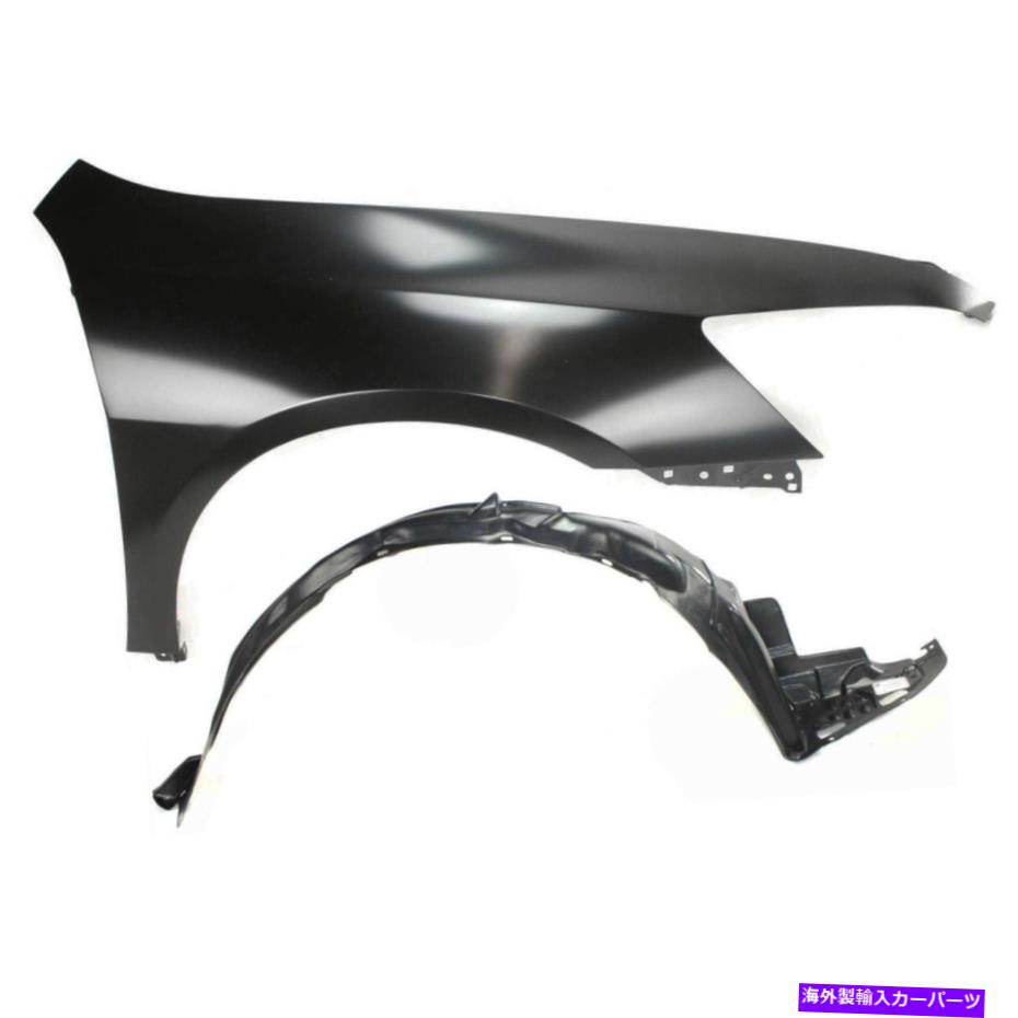 Fender Liner 2フェンダーのペアセットフロント右側の乗客04620SDAA90ZZ、74101SDAA00 Pair Set of 2 Fenders Front Right Hand Side Passenger 04620SDAA90ZZ, 74101SDAA00【並行輸入品】