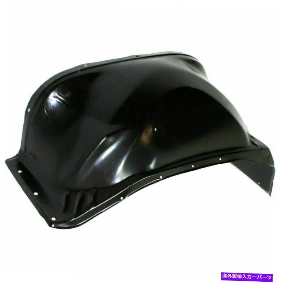 Fender Liner 新しいフィット1981-1991 GMC郊外フロント左ドライバーサイドインナーフェンダースチールブラック New Fits 1981-1991 GMC Suburban Front Left Driver Side Inner Fender Steel Black【並行輸入品】