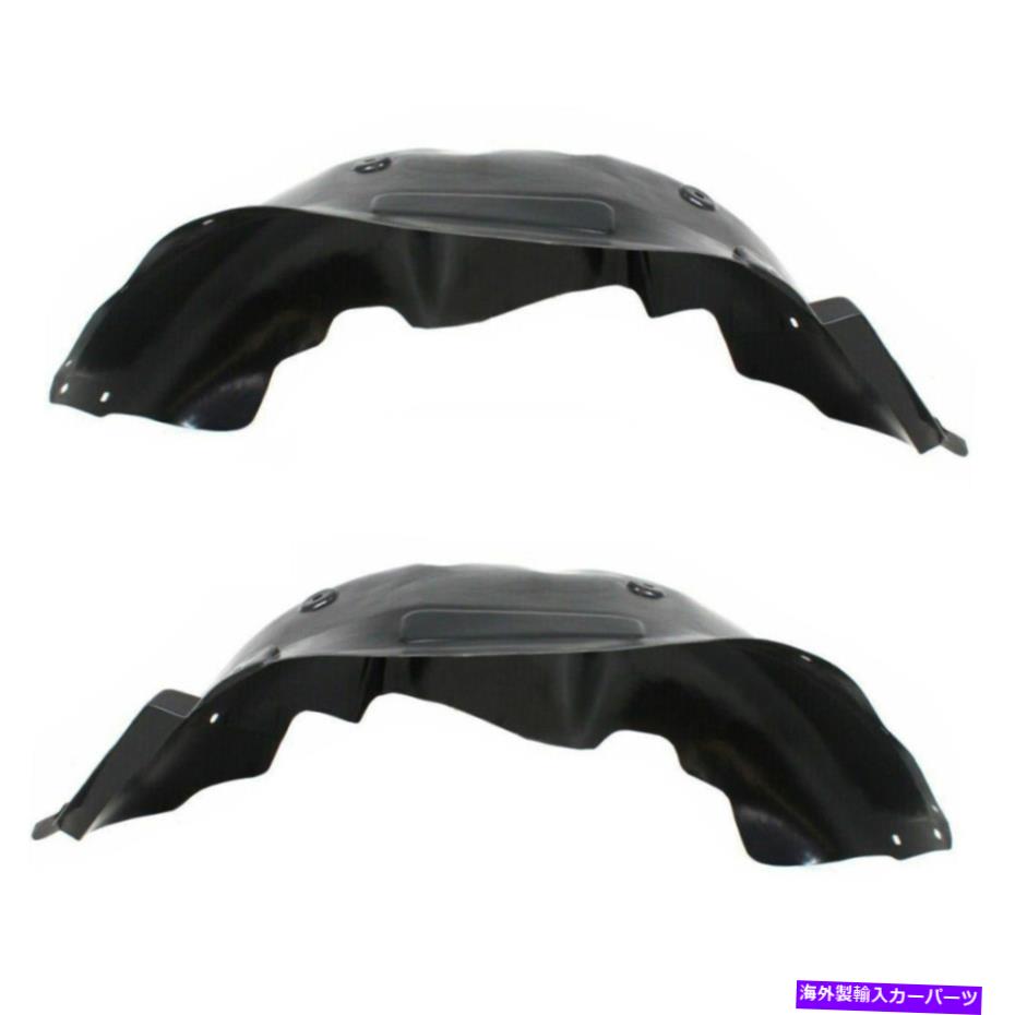 Fender Liner フロントスプラッシュシールドフェンダーライナーLH+RH 2007-2010 GMC Sierra 2500HD 3500HD Front Splash Shield Fender Liner LH+RH For 2007-2010 GMC Sierra 2500HD 3500HD【並行輸入品】