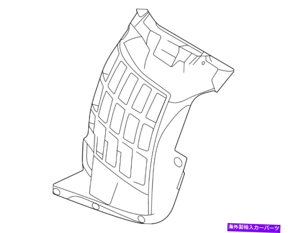 Fender Liner 本物のランドローバーftフェンダーライナーLR129842 Genuine Land-Rover Ft Fender Liner LR129842【並行輸入品】