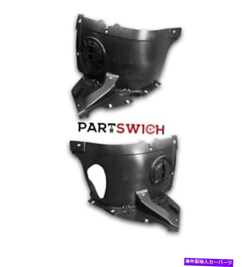 Fender Liner 2フィットの新しいセットフォルクスワーゲンゴルフ2018-2020フロント左＆右側フェンダーライナー New Set of 2 Fits VOLKSWAGEN GOLF 2018-2020 Front Left & Right Side Fender Liner【並行輸入品】