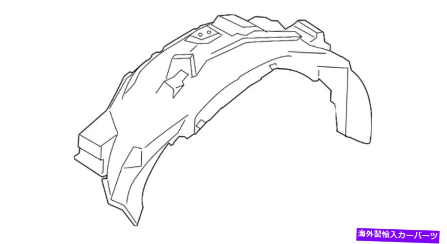 Fender Liner 本物のフォードフェンダーライナーML3Z-16103-D Genuine Ford Fender Liner ML3Z-16103-D【並行輸入品】