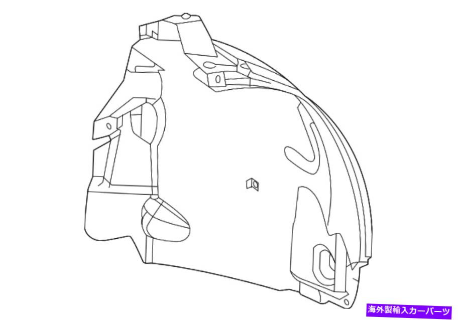 Fender Liner 本物のメルセデスベンツリアフェンダーライナー167-698-16-02 Genuine Mercedes-Benz Rear Fender Liner 167-698-16-02【並行輸入品】