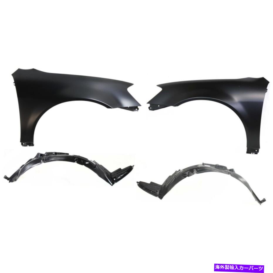 Fender Liner 4つのフェンダーのセットフロント左と右のLH＆RH for日産アルティマ2002-2006 Set of 4 Fenders Front Left-and-Right LH & RH for Nissan Altima 2002-2006【並行輸入品】