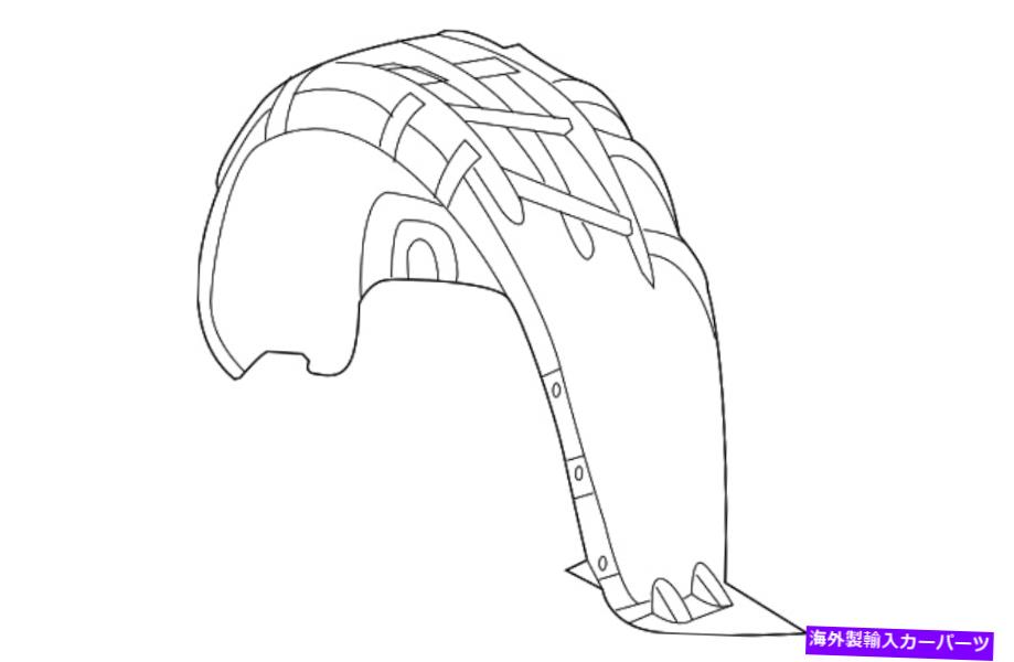 Fender Liner OEM New 2012-2019 VWフォルクスワーゲンビートルコンバーチブルセルフェンダーライナー5C5810969D OEM NEW 2012-2019 VW Volkswagen Beetle Convertible SEL Fender Liner 5C5810969D【並行輸入品】