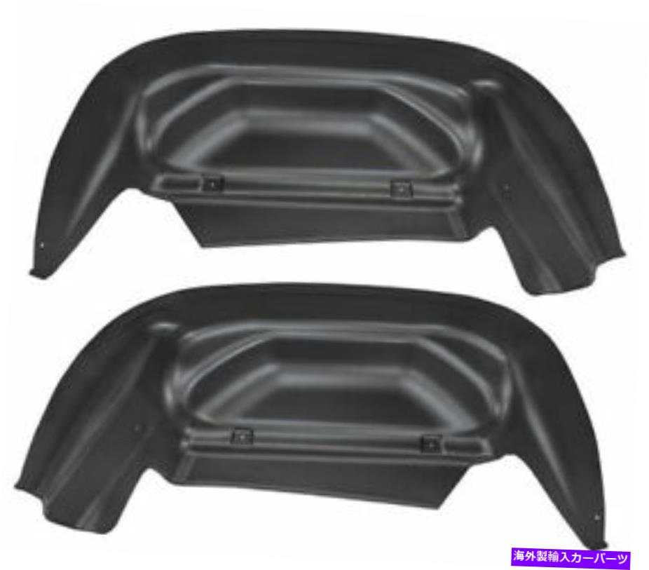 Fender Liner ハスキーライナーブラックリアホイールウェルガード14-19シボレーGMCシルバラードシエラ Husky Liners Black Rear Wheel Well Guards for 14-19 Chevy GMC Silverado Sierra【並行輸入品】 58,410円
