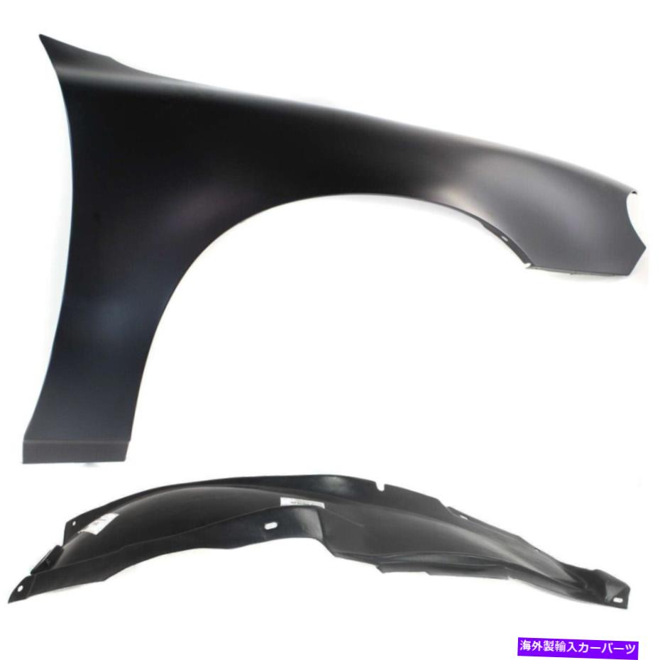 Fender Liner 2つの正面右側の乗客RH22704094、22611444ペアのフェンダーセット Fenders Set of 2 Front Right Hand Side Passenger RH 22704094, 22611444 Pair【並行輸入品】