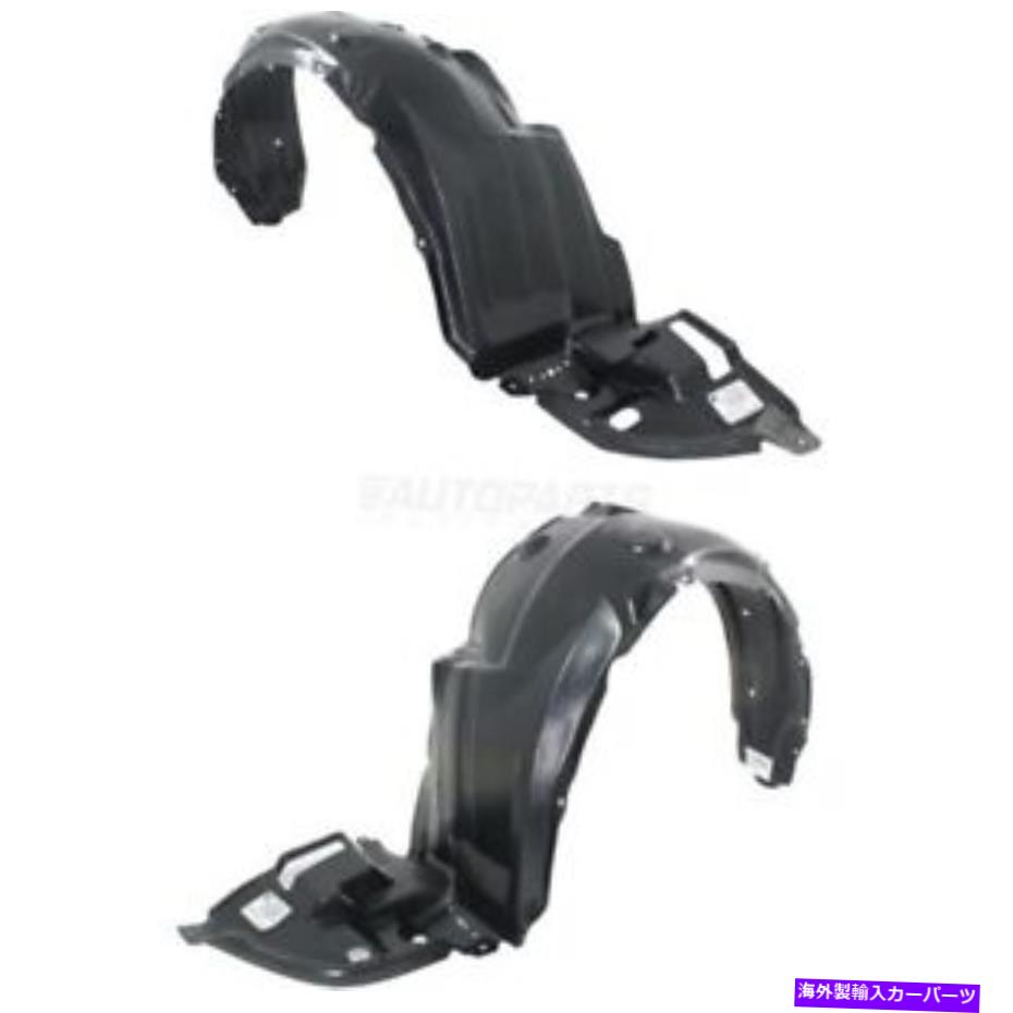 Fender Liner 新しいフロント左＆右側の内側フェンダーフィット2011-2013トヨタカローラカパ New Front Left & Right Side Inner Fender Fits 2011-2013 Toyota Corolla Capa【並行輸入品】