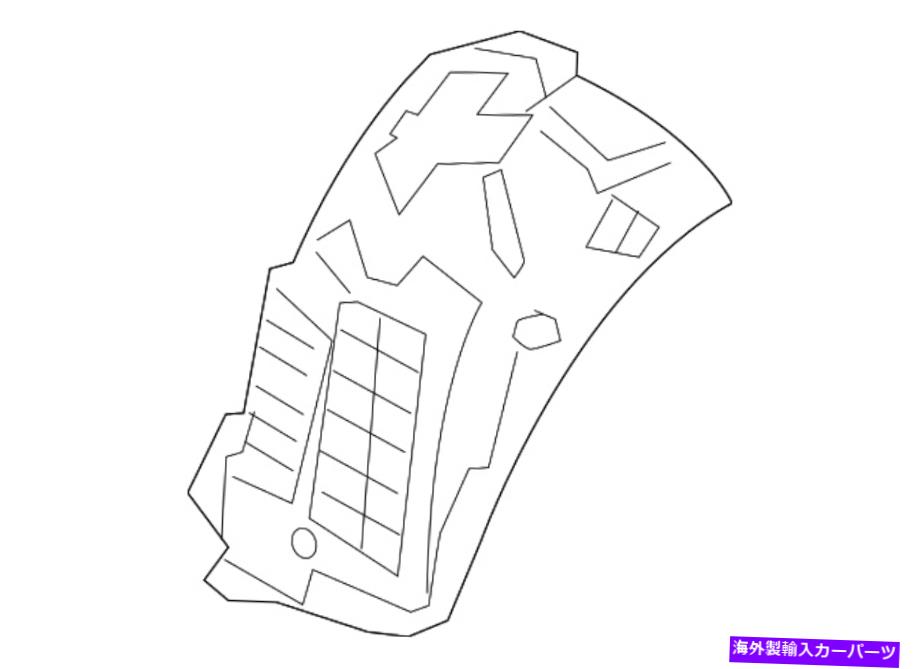 Fender Liner 本物のランドローバーftフェンダーライナーLR146223 Genuine Land-Rover Ft Fender Liner LR146223【並行輸入品】
