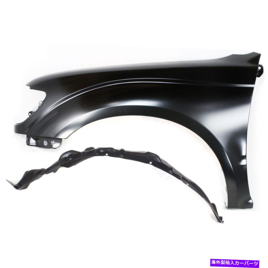 Fender Liner ペアフェンダーセット2フロント左側のドライバーLH 5381204070、5387604041 Pair Fenders Set of 2 Front Left Hand Side Driver LH 5381204070, 5387604041【並行輸入品】