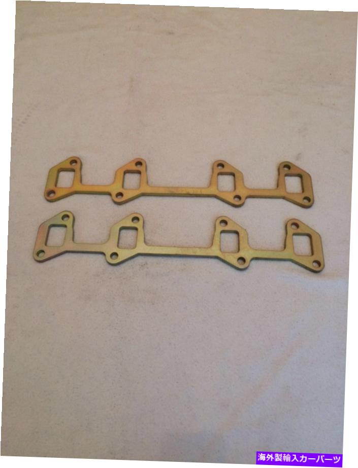 exhaust manifold ローバーV8排気マニホールドフランジx2ペアの真新しい8mスチールルック ROVER V8 exhaust manifold flanges X2 a pair BRAND NEW 8m steel LOOK【並行輸入品】