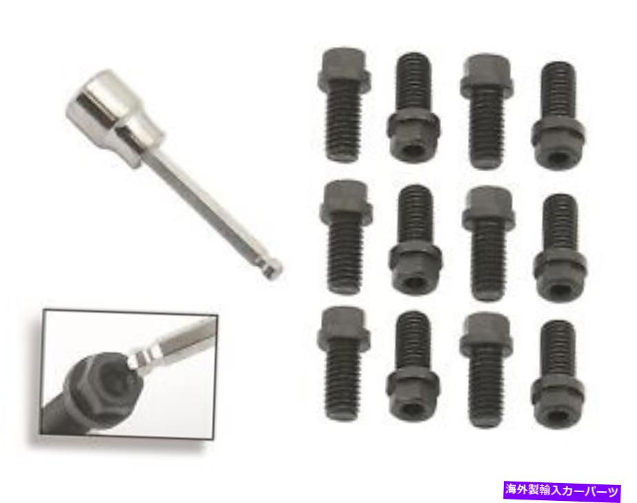 exhaust manifold MRガスケット3420Gヘッダーボルトセット Mr Gasket 3420G Header Bolt Set【並行輸入品】