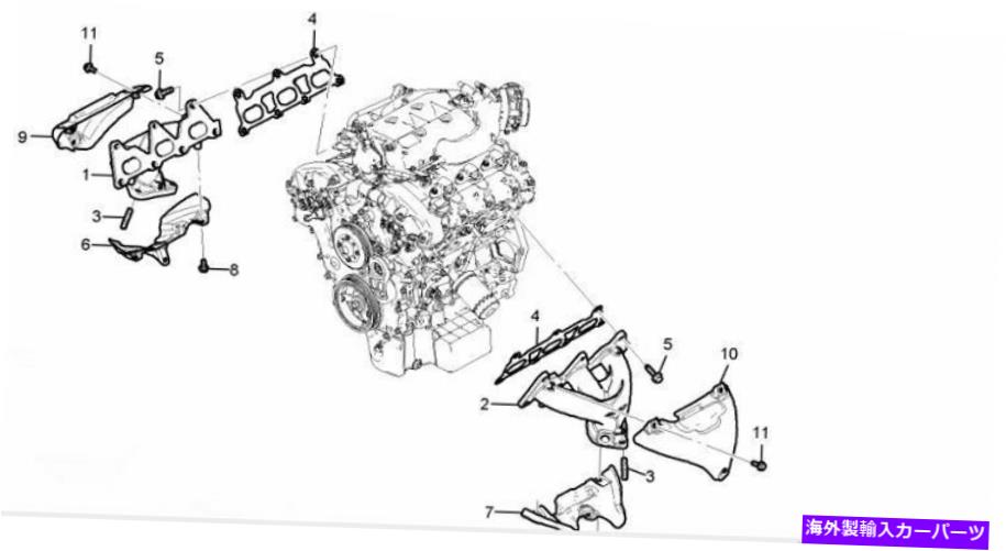 exhaust manifold 本物の新しいホールデンキャプチバ2007-2009 3.2lpetrol排気マニホールドヒートシールド GENUINE NEW HOLDEN CAPTIVA 2007-2009 3.2LPETROL EXHAUST MANIFOLD HEAT SHIELD【並行輸入品】
