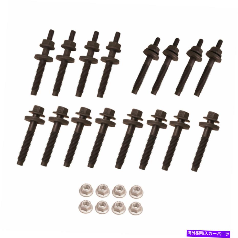 exhaust manifold Dodge Dakota Durango Ram 1500 4.7L 00-03排気マニホールドボルト＆ナッツの24％ 24PCS FOR Dodge Dakota Durango Ram 1500 4.7L 00-03 Exhaust Manifold Bolts&Nuts【並行輸入品】